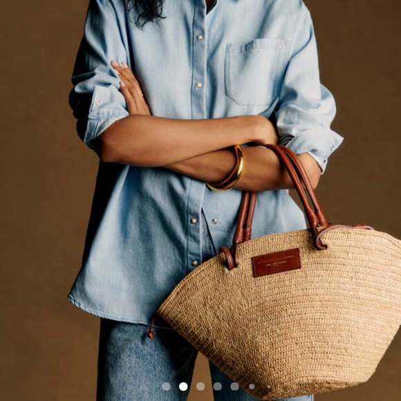 Sezane Justine Basket Bag - Picture 5 of 10